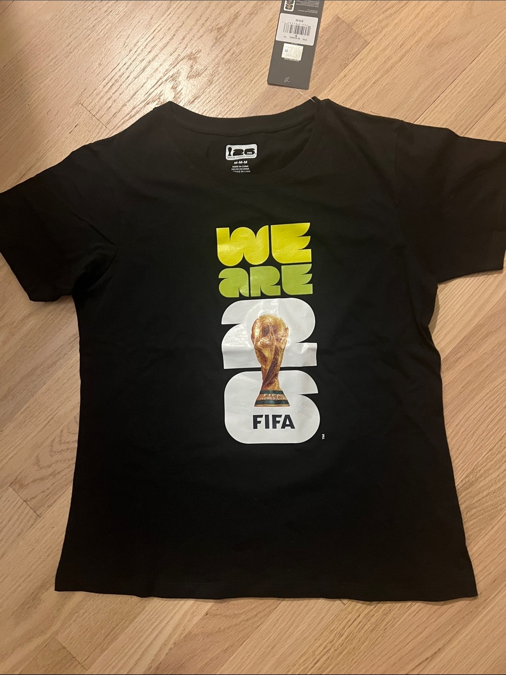 FIFA  'We Are One' Black Graphic Tee